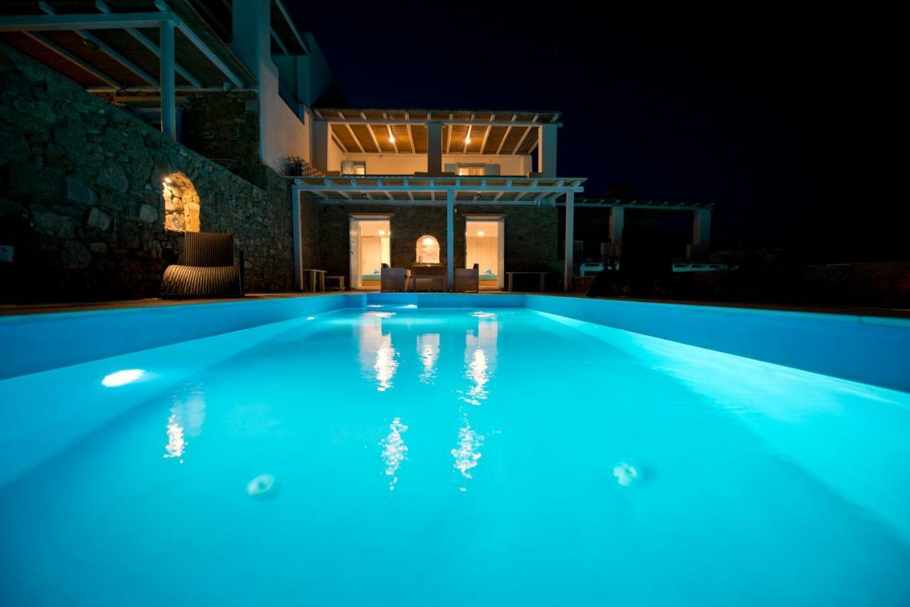 הוילה Merchia Beach Wild View Mykonos מראה חיצוני תמונה