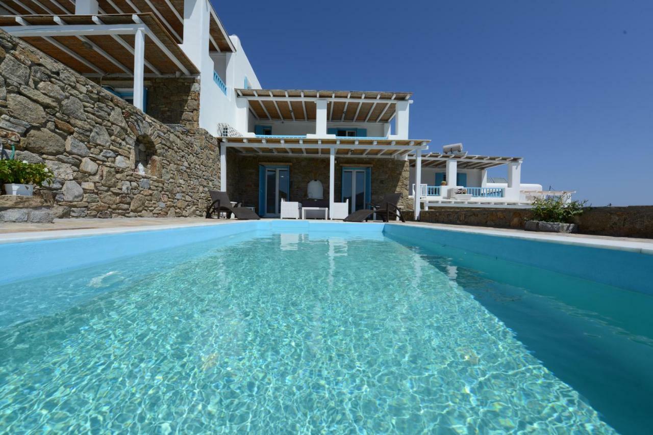 הוילה Merchia Beach Wild View Mykonos מראה חיצוני תמונה