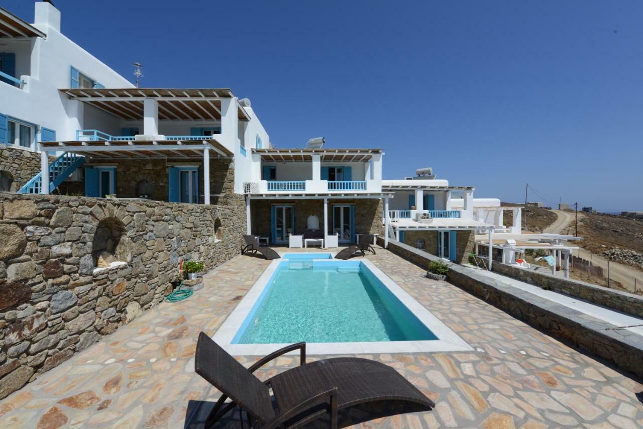 הוילה Merchia Beach Wild View Mykonos מראה חיצוני תמונה
