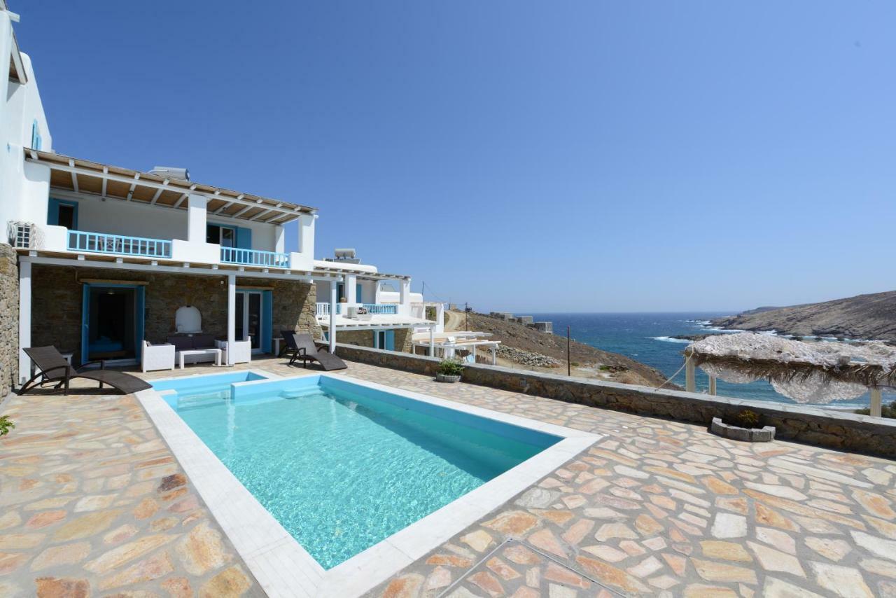 הוילה Merchia Beach Wild View Mykonos מראה חיצוני תמונה