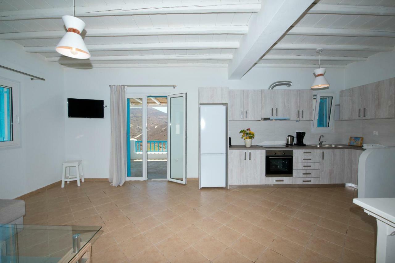 הוילה Merchia Beach Wild View Mykonos מראה חיצוני תמונה